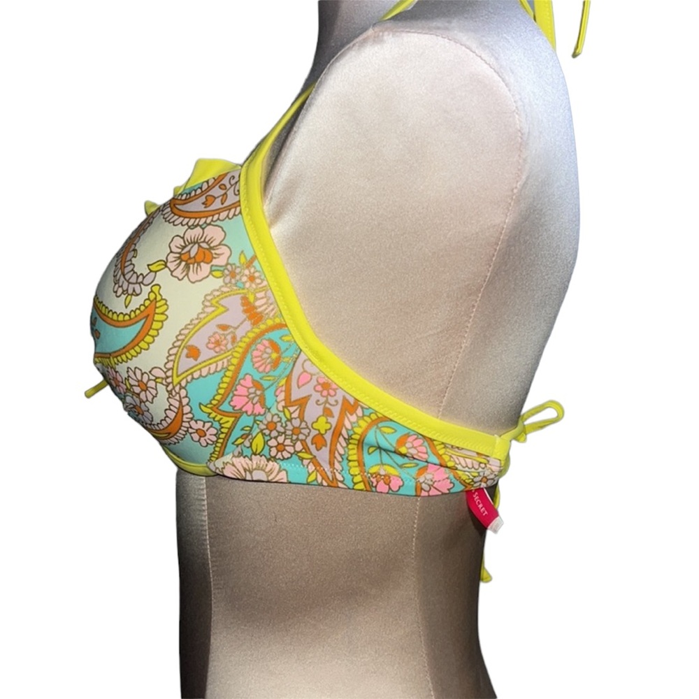 Victoria’s Secret bikini top. Ruffled accent. Size 32DD - Picture 5 of 9